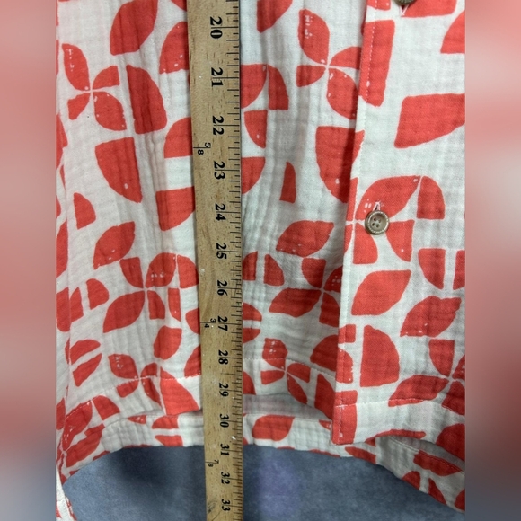 Eddie Bauer Carry On Camp Oversised Men Shirt Button Down Size L - Picture 8 of 9